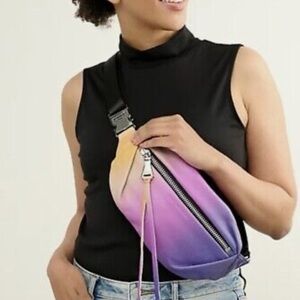 Aimee Kestenberg Purple and Yellow Crossbody Bag